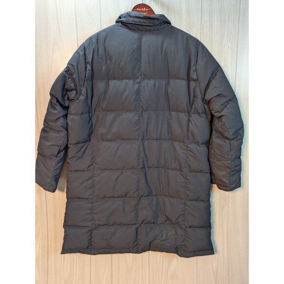 Women's L.L. Bean Ultrawarm Long Coat Black Goose Down XL Puffer NO HOOD - Picture 4 of 7